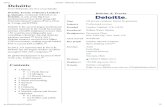 Deloitte - Wikipedia, The Free Encyclopedia