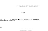 48878114 Project Report on Recruitment and Selection Process