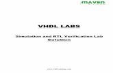 VHDL- Lab Solution