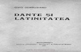Dante Si Latinitatea (O.densusianu 1921)