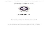 CSVTU Revised Syllabus-Full Time1...