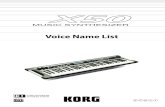 X50 Voice List
