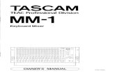 TASCAM MM 1 Keyboard Mixer