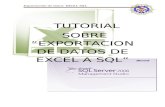 TutorialExportaciob Excel SQL