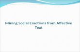 Mining Social Emotions