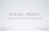 Social. Media. Sharing as Outbound Marketing.