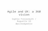 Agile & UX: a 360 view - Sophie Freiermuth