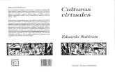Eduardo Subirats, Culturas Virtuales