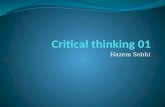 Critical thinking - Session 01 - ch 1 to ch 4