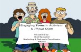 Engaging Teens In Activism And Tikkun Olam Final