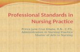 Professional Standards in Nursing Practice