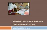 Building African Advocacy Through Evaluation