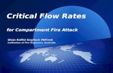 Critical Flow Rates for Fire Attack