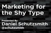 Marketing For The Shy Type