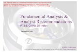 Fundamental Equity Analysis & Analyst Recommendations - FTSE China 25 Index