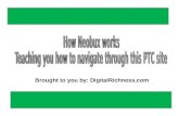 How to Navigate Through Neobux PTC site