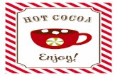 Hot Cocoa Bar Printables