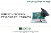 Argosy University Psychology Programs
