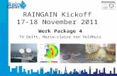 RainGain program - WorkPackage 4 - by Marie Claire ten Veldhuis - TU Delft