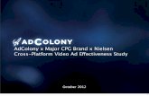 AdColony Major CPG Brand Nielsen Study FINAL