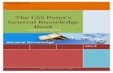 The CSS Point's General Knowledge Book I