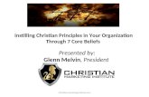 Instilling Christian Principles in Your Organization Through 7 Core Beliefs
