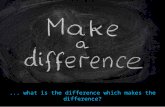 make the difference - example of nobuu design