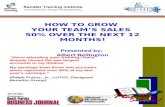 How To Grow Your Teams Sales 50% In 2010   Linked In