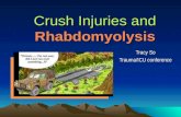 Crush Injuries and Rhabdomyolysis