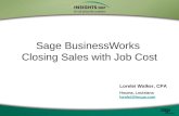 Sage BusinessWorks Job Cost - Take Off The Hardhat