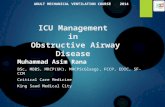 Icu management in obstructive airway disease