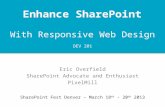 Enhance SharePoint with Responsive Web Design