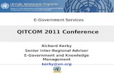Qitcom Presentation on e-government services