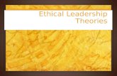 Ethical Leadership Theories