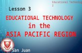 Educational technology in asia pacific region
