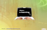 What is elearning??