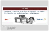 Detecting Unethical Practices at Supplier Factories