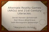 Library Research Seminar V Alternate Reality Games Panel