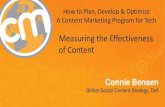 Measuring the Effectiveness of Content