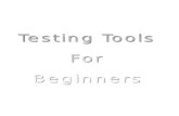 testing tools for Beginners