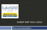 Student Managed Farm Final Sheep Presentation 2012