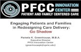 PFCC Presentation to Masspro: Engaging Patients and Families in Redesigning Care