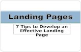 Landing Pages - 5 Tips to an Effective Landing Page