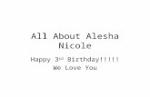 All  About  Alesha  Nicole