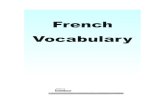 French vocabulary