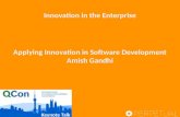 Applying Innovation in Software Development