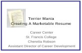 Creating a marketable resume
