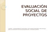 Evaluacion Social de Proyectos