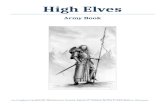 High Elves 8th Edition Army Book
