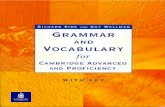 Grammar and vocabulary for cambridge advanced and proficiency [side,wellman]   longman